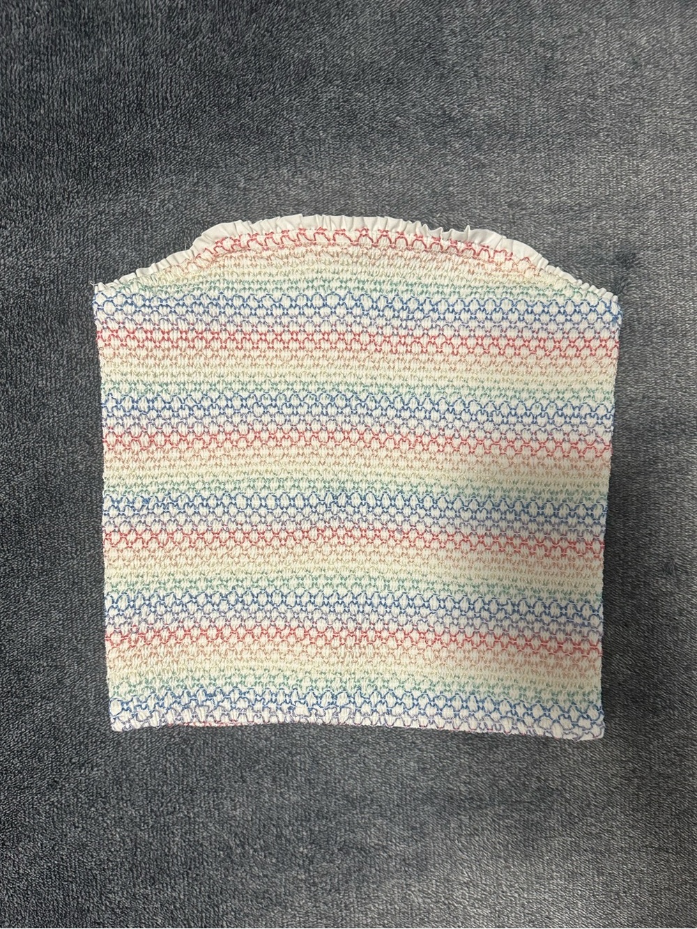 Abercrombie & Fitch Rainbow Tube Top